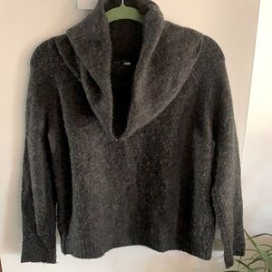 2/$15💥 ONLY Cowl Neck Charcoal Sweater